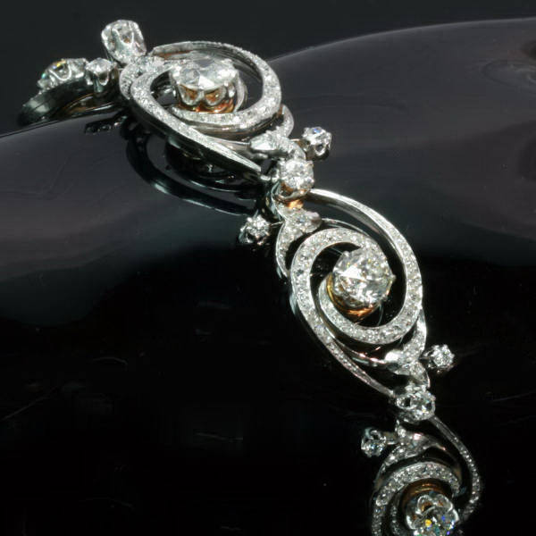 Belle Epoque diamond flexible bracelet by Emile Olive (image 12 of 19)